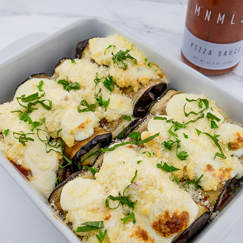 EGGPLANT PARMESAN ROLLUPS